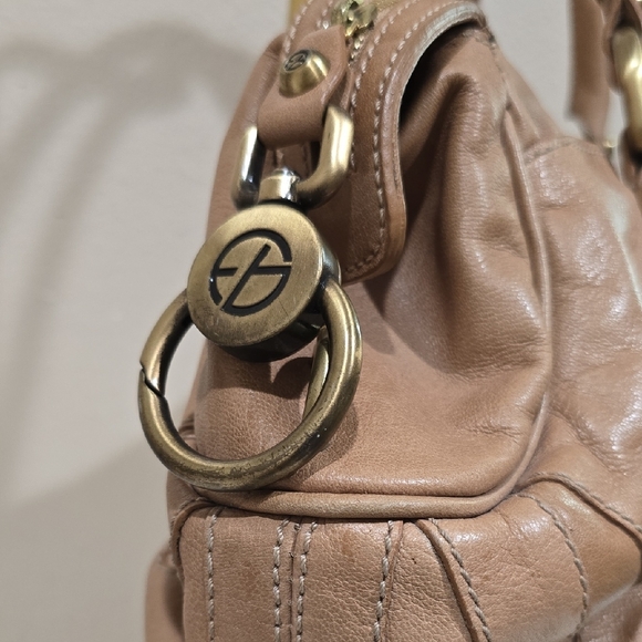 🌾Francesco Biasia Tan Leather Satchel - Picture 7 of 16